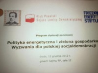 Konferencje Fundacji im. Friedricha Eberta   zorganizowane w gmach Sejmu RP